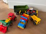 Tractor met aanhanger, graafmachine, etc., Kinderen en Baby's, Speelgoed | Buiten | Zandbakken, Ophalen, Gebruikt