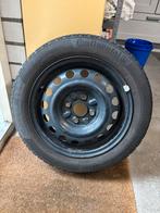 4 x band + stalen velg Continental, Auto-onderdelen, Banden en Velgen, Ophalen, 14 inch, Gebruikt, 155 mm