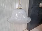 Vintage hanglamp Doria, glas, Huis en Inrichting, Lampen | Hanglampen, Gebruikt, Vintage, Ophalen of Verzenden, Glas