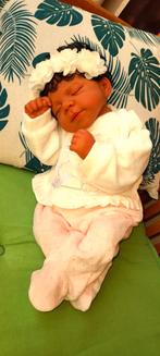 Donkere reborn baby, Verzenden, Nieuw, Babypop