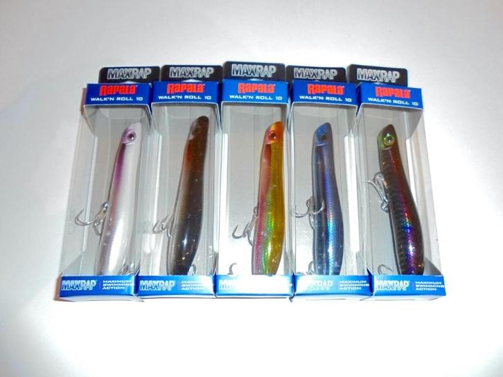 Rapala Maxrap Walk'n Roll 10cm 13g Floating TopWater Surface, Watersport en Boten, Hengelsport | Roofvissen, Nieuw, Overige typen