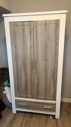 Kledingkast kinderen | Grijs en wit, Huis en Inrichting, Ophalen, Overige materialen, Gebruikt, 50 tot 100 cm