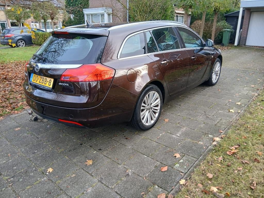 Opel Insignia 1.4 Turbo 103KW Sports Tourer 2012 Bruin, Auto's, Opel, Euro 5, Stof, 4 cilinders, Bruin