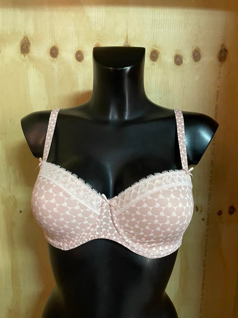 Prima donna twist t shirt bh 65e happiness, Verzenden, Beige, BH