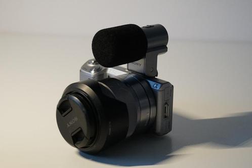 SONY NEX 3 - 5 - MICROFOON - ECM-SST1 - compleet incl doos !, Audio, Tv en Foto, Fotocamera's Digitaal, Zo goed als nieuw, Spiegelreflex