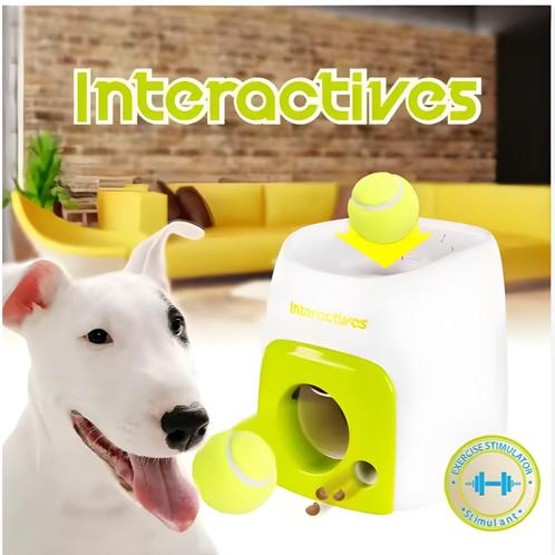 Interactieve Ballenwerper met Voerdispenser – Plezier & Belo, Dieren en Toebehoren, Hondenspeelgoed, Nieuw, Hondenballen, Ophalen of Verzenden