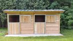 Twee paardenstallen (3x3) in één lijn – Zelfbouwpakket, Dieren en Toebehoren, Stalling en Weidegang, Stalling, 2 of 3 paarden of pony's