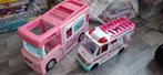 Barbie camper, ambulance and accessories, Ophalen, Gebruikt, Barbie
