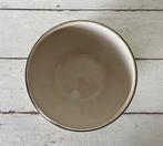 Digoin Sarreguemines grès kom beslagkom zandkleurig, Ophalen of Verzenden