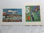 Oskar Kokoschka 3 oude offset prenten jaren 50-70, Antiek en Kunst, Kunst | Overige Kunst, Verzenden