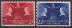 Nederlandse Antillen 253/4 postfris Koninklijk bezoek 1955, Verzenden, Postfris