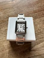 Tank Horloge - Stijlvol en Tijdloos - Unisex, Overige merken, Leer, Staal, Polshorloge