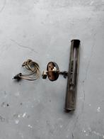 Vintage Schilderij Lamp, Huis en Inrichting, Ophalen of Verzenden, Gebruikt, Metaal, Vintage