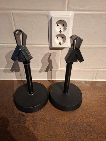 2 stuks Microfoon Tafelstatief - Ideaal voor Opnames! beschikbaar voor biedingen