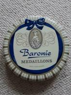 Oud blik - 16cm - Baronie medaillons - retro / vintage, Overige merken, Gebruikt, Overige, Ophalen of Verzenden