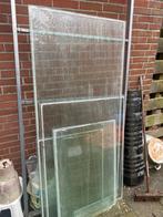 GRATIS Glasplaten voor bv maken van een kas, Ophalen of Verzenden, Glas, Gebruikt, Overige materialen