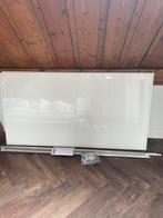 IKEA schuifdeuren PAX - 2x B100-H200cm - Wit met boekje, Glas, Minder dan 25 cm, 100 tot 150 cm, Zo goed als nieuw
