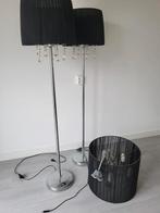 2 staande lampen en 1 kroonluchter, Huis en Inrichting, Ophalen, Zo goed als nieuw, 150 tot 200 cm