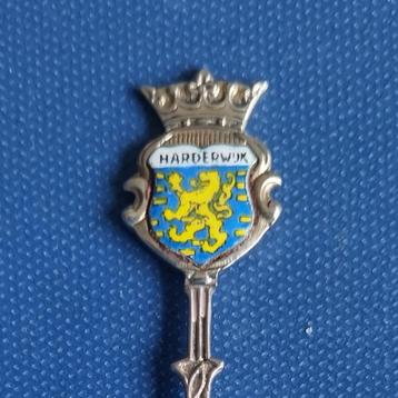 verzilverd mokka lepeltje wapen Harderwijk (W.B. 90) beschikbaar voor biedingen
