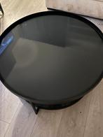 Gratis!! Ronde IKEA tafel met glazen blad(geen krassen), Gebruikt, Rond, Glas, Minder dan 50 cm