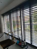 3 stuks mat zwarte Houten Jaloezien 80x130, Ophalen, Zo goed als nieuw, 50 tot 100 cm