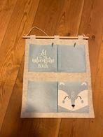 Leuke nieuwe blauwe vilten hangzak met vakken, Ophalen of Verzenden, Nieuw, Wanddecoratie