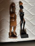 Indonesische Houten Poppen Set, Antiek en Kunst, Kunst | Beelden en Houtsnijwerken, Ophalen of Verzenden