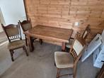 Eetkamer tafel, Huis en Inrichting, Tafels | Eettafels, Ophalen, Gebruikt, 100 tot 150 cm, Eikenhout