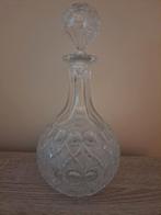 Kristallen karaf met stop, Antiek en Kunst, Antiek | Glas en Kristal, Ophalen of Verzenden