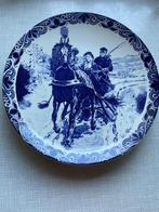 Chemkefa, Delfts Blauw, Bord, 40 cm, Vintage, Ophalen of Verzenden