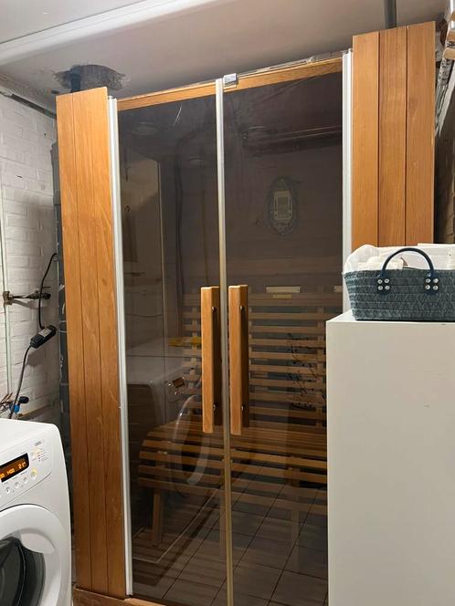 Infrarood sauna 2-persoons , 5 lampen, Sport en Fitness, Sauna, Gebruikt, Complete sauna, Infrarood, Ophalen