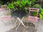 brocante bistroset 3 delig, Overige materialen, Gebruikt, Tuinset, Ophalen