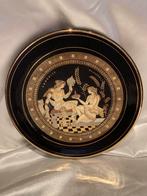 Grieks Wandbord Aphrodite & Therapenis 24k Goud, Antiek en Kunst, Ophalen of Verzenden