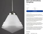 Gispen hanglampen met Opaalglazen kap., Huis en Inrichting, Lampen | Hanglampen, Ophalen, Klassiek, 75 cm of meer, Glas