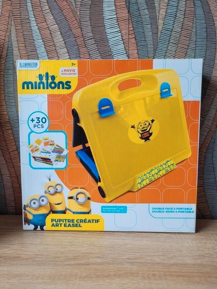 Minions Tekenbord +30 stuks, Kinderen en Baby's, Speelgoed | Educatief en Creatief, Nieuw, Knutselen, Ophalen of Verzenden