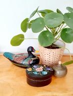 Vintage ovale sieradendoosje, Ophalen of Verzenden