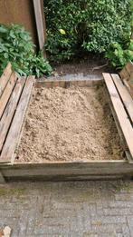 Zandbak met zand en doek., Ophalen, Zo goed als nieuw