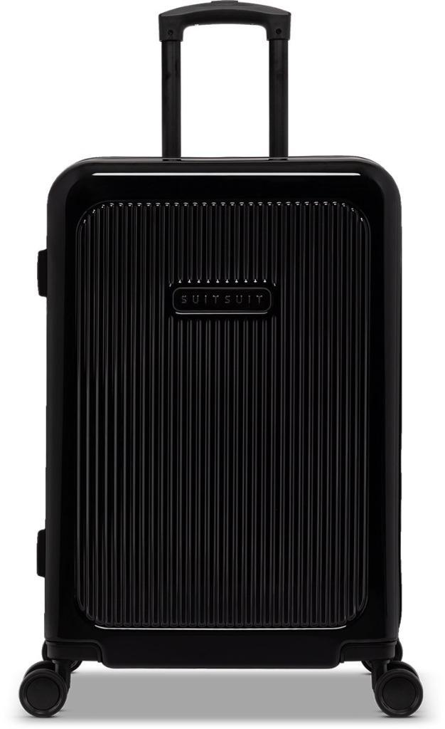 ✅ SUITSUIT Black Shadow koffer 66 cm - NIEUW, Sieraden, Tassen en Uiterlijk, Koffers, Nieuw, Hard kunststof, 60 tot 70 cm, Slot