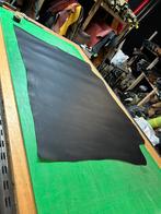 Zwarte kleur tuigleer 1,5-1,7 mm dikte stug lap nr 2, Verzenden, Zwart, Leer of Kunstleer, Zo goed als nieuw