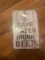 Metalen bordje met tekst, Ophalen of Verzenden, Nieuw