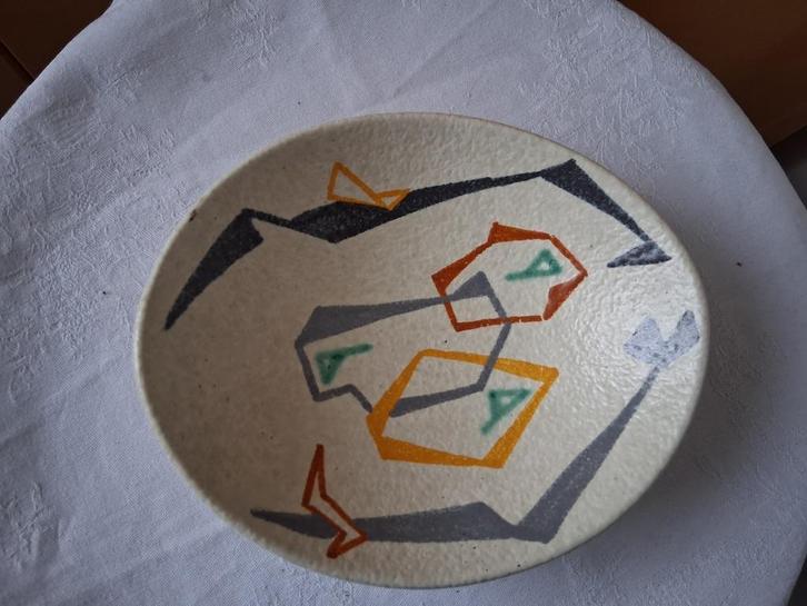 Antieke GARDA Royal Plazuid Gouda sierschaal *eureka*, Antiek en Kunst, Antiek | Keramiek en Aardewerk, Ophalen of Verzenden