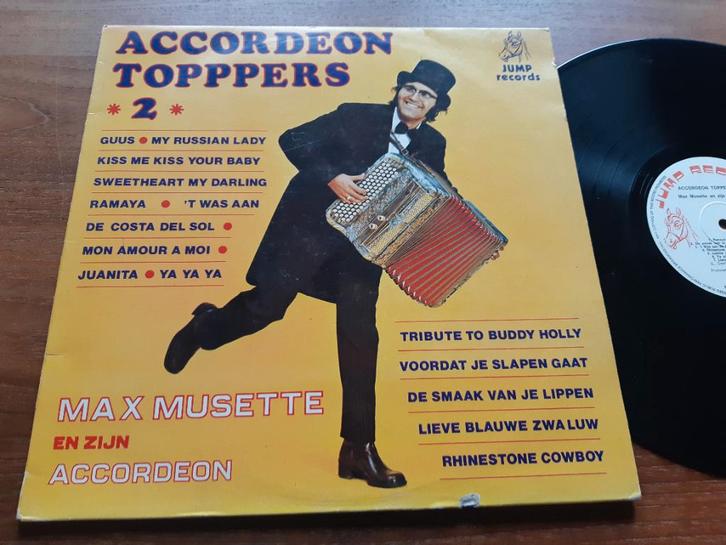 LP Accordeon Toppers 2 uit 1975, Cd's en Dvd's, Vinyl | Nederlandstalig, Gebruikt, Levenslied of Smartlap, 12 inch, Ophalen of Verzenden