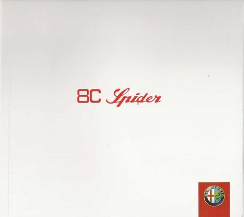 Alfa Romeo 8C Spider folder, Boeken, Auto's | Folders en Tijdschriften, Gelezen, Alfa Romeo, Ophalen of Verzenden