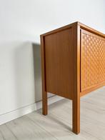 Vintage Leo Bub Teak Dressoir Ladekast Jaren 60 Design Retro, Teakhout, Ophalen of Verzenden, Zo goed als nieuw, 200 cm of meer