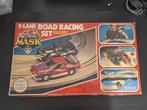 Vintage Ideal M.A.S.K. Mask 2 Lane Road Racing set rc cars, Ophalen of Verzenden, Gebruikt