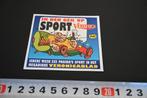 sticker omroep VERONICA blad strip ik ben gek op sport, Ophalen, Zo goed als nieuw