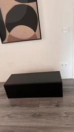 Hangend TV meubel mat zwart gebruikt meubella, Huis en Inrichting, Kasten | Televisiemeubels, Ophalen of Verzenden