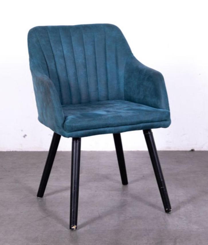 Horecastoel petrol (28 stuks), Huis en Inrichting, Stoelen, Gebruikt, Vijf, Zes of meer stoelen, Hout, Stof, Blauw, Ophalen of Verzenden