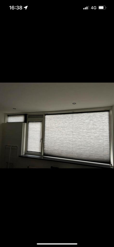 Veneta plissés top down bottom up, Huis en Inrichting, Stoffering | Gordijnen en Lamellen, Zo goed als nieuw, 50 tot 100 cm, Ophalen