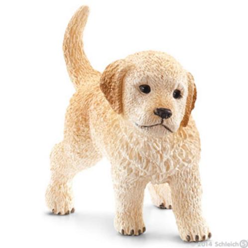 Schleich 16396 golden retriever jong, dierfiguur, Verzamelen, Dierenverzamelingen, Zo goed als nieuw, Beeldje of Figuurtje, Hond of Kat